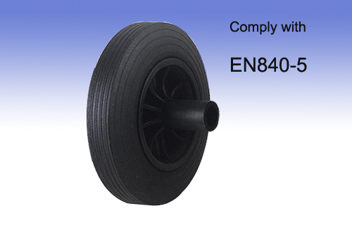 Double Pins Rubber Wheels